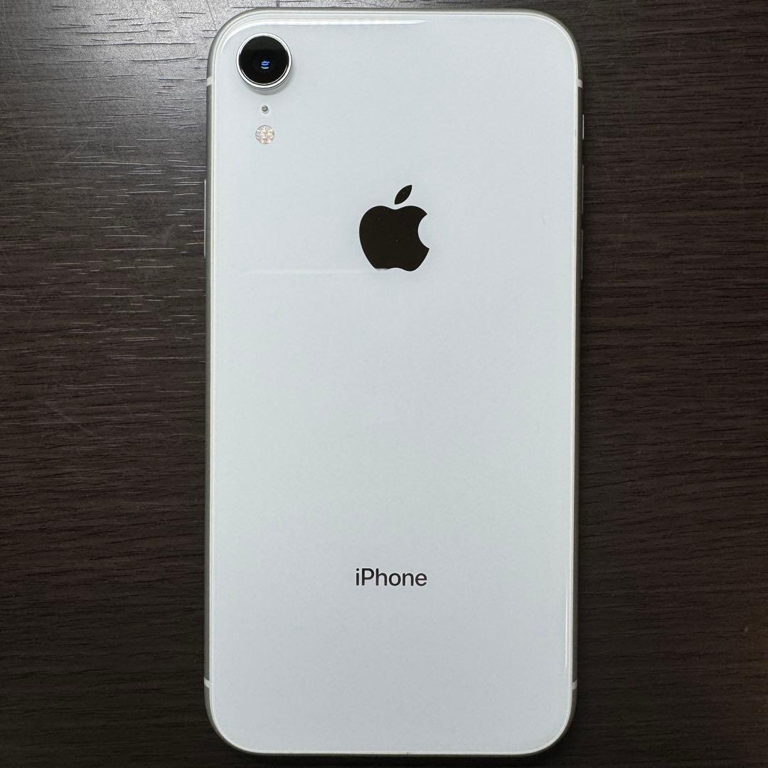 訳あり iPhone XR ホワイト 64GB FaceID不可