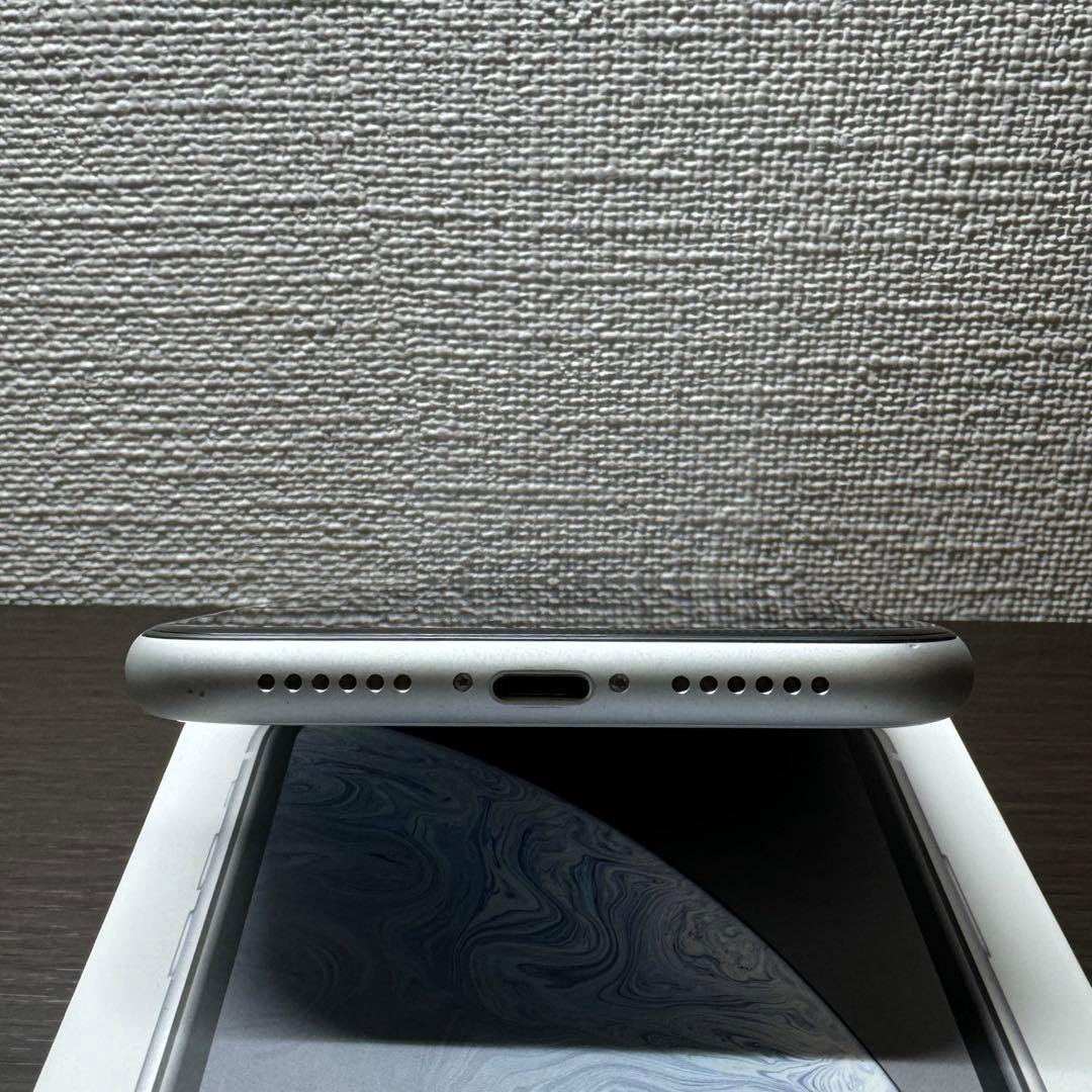 訳あり iPhone XR ホワイト 64GB FaceID不可