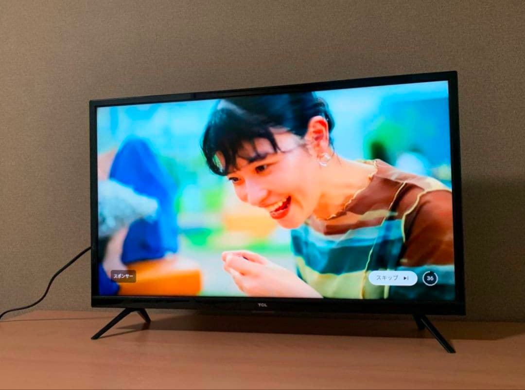 TCL32型スマートテレビAndroid搭載／地上波