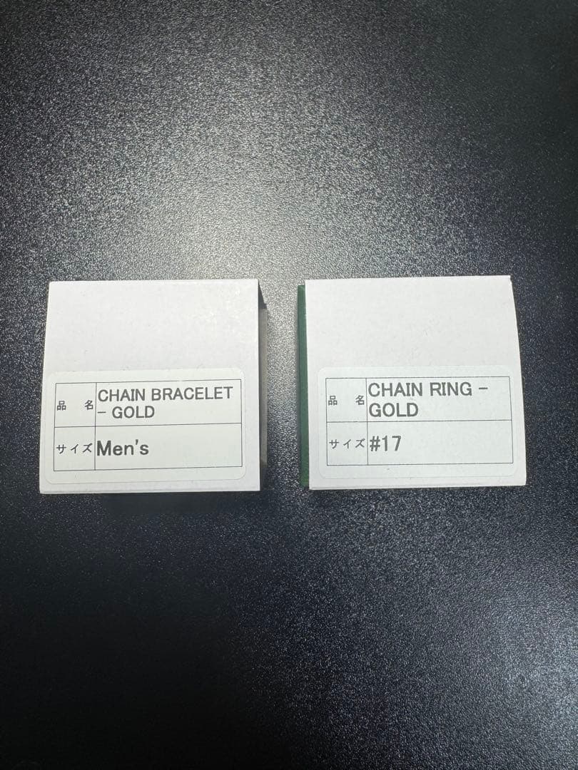 ミュージシャン POINTLESS JOURNEY CHAIN BRACELET + RING