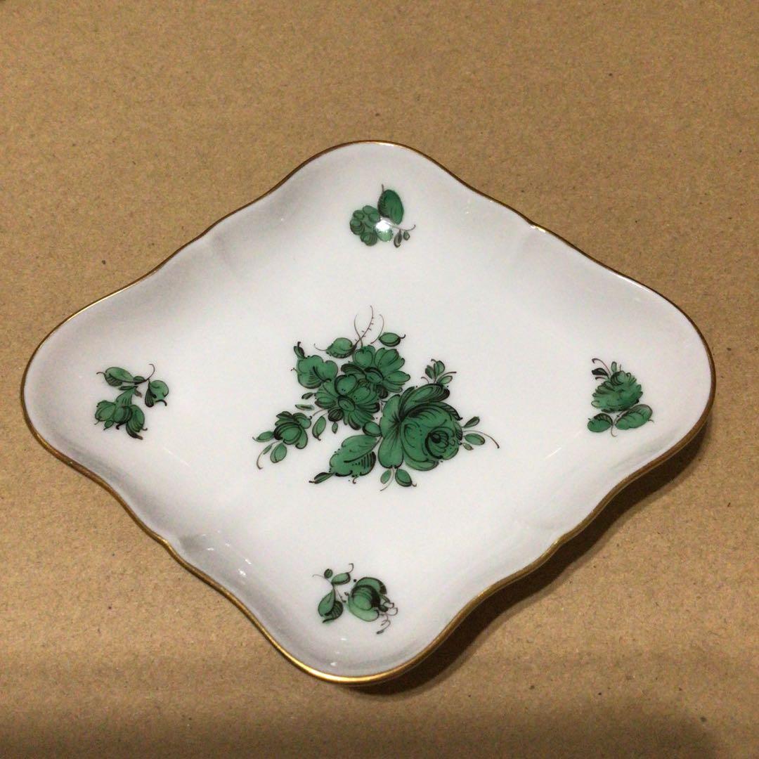 未使用 アウガルテン マリアテレジア キャンドルスタンド 小皿 小冊子 セット