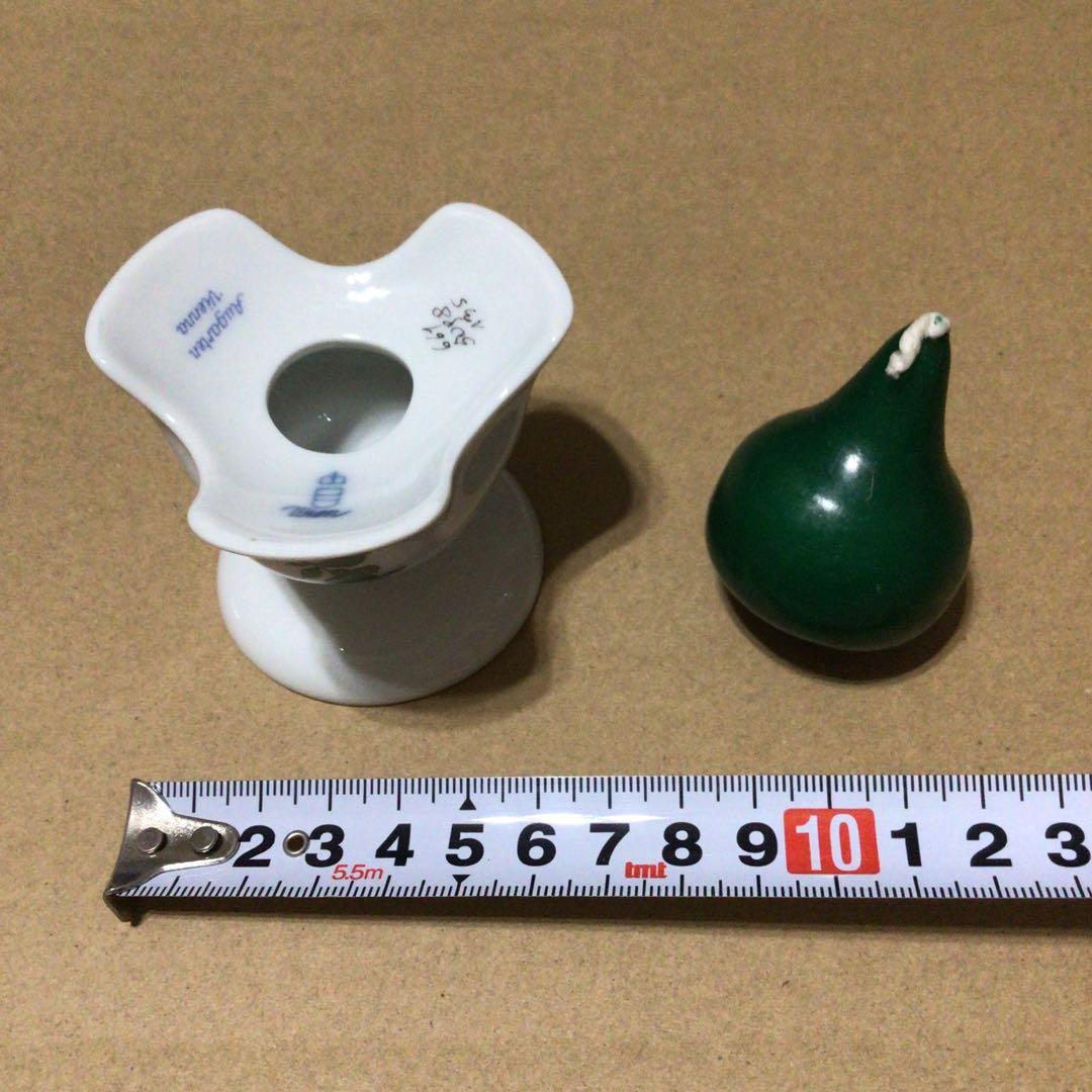 未使用 アウガルテン マリアテレジア キャンドルスタンド 小皿 小冊子 セット