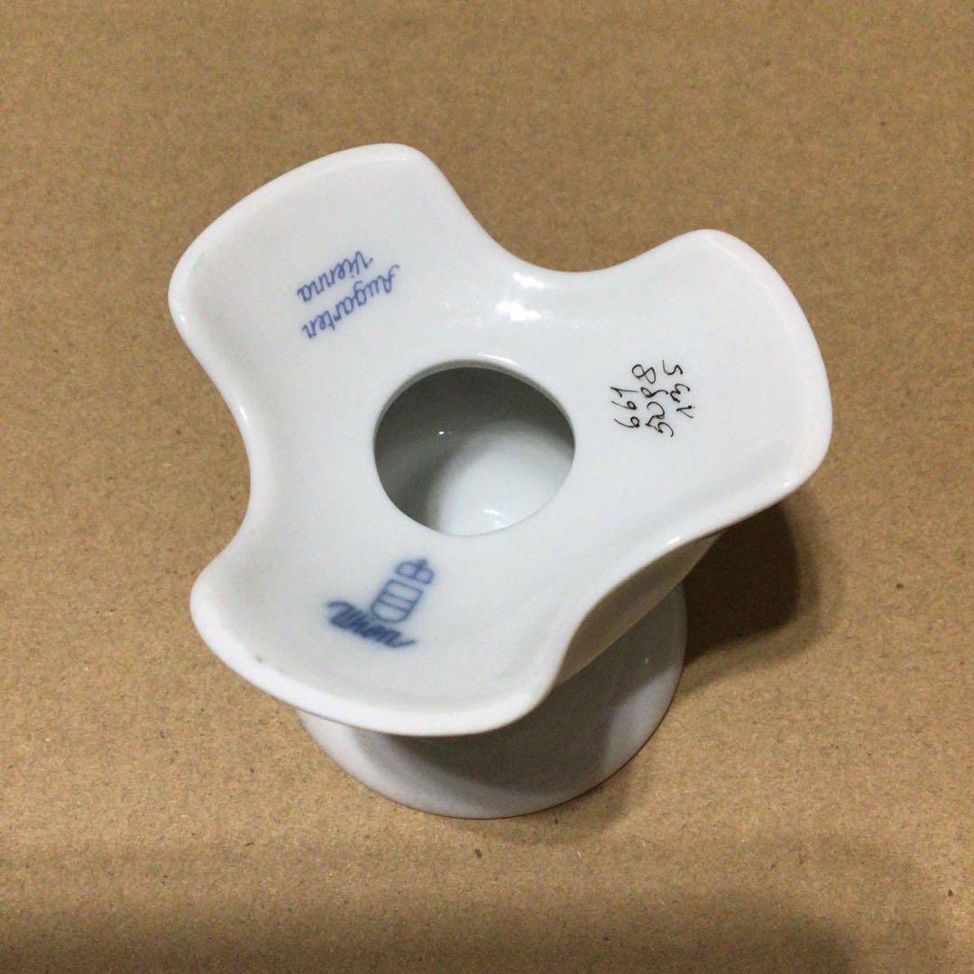 未使用 アウガルテン マリアテレジア キャンドルスタンド 小皿 小冊子 セット