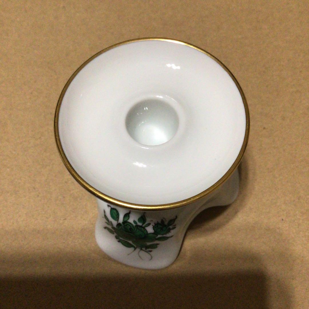 未使用 アウガルテン マリアテレジア キャンドルスタンド 小皿 小冊子 セット