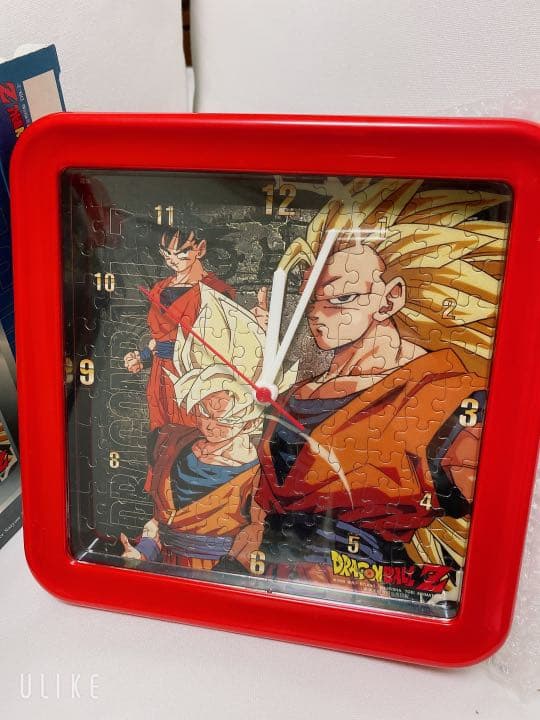 ドラゴンボールＺ　ジグソーパズル壁掛時計　２５×２５センチ