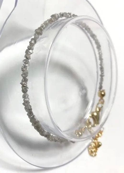 C075. シルバーダイヤモンド ブレスレット