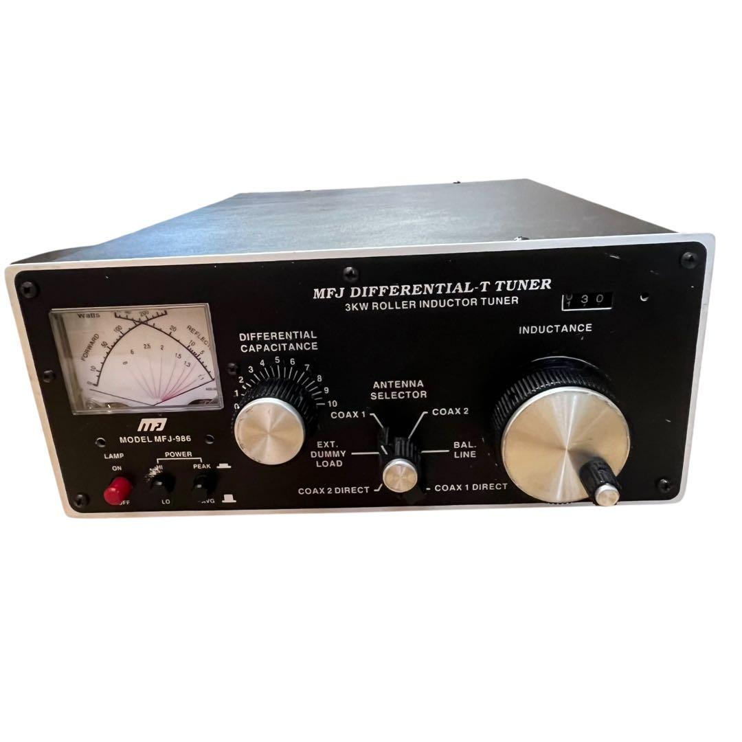 【動作品】 MFJ-986 (3kW ローラーインダクターチューナー）
