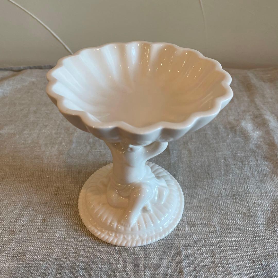 ヴィンテージ　天使の器　小物入れ　陶器　置物　ブロカント　ビンテージ