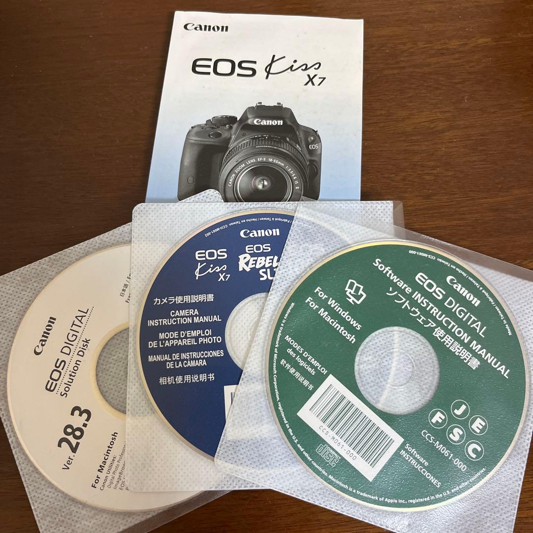 【値下げ交渉受け付け中】Canon EOS Kiss X7 一眼レフカメラ