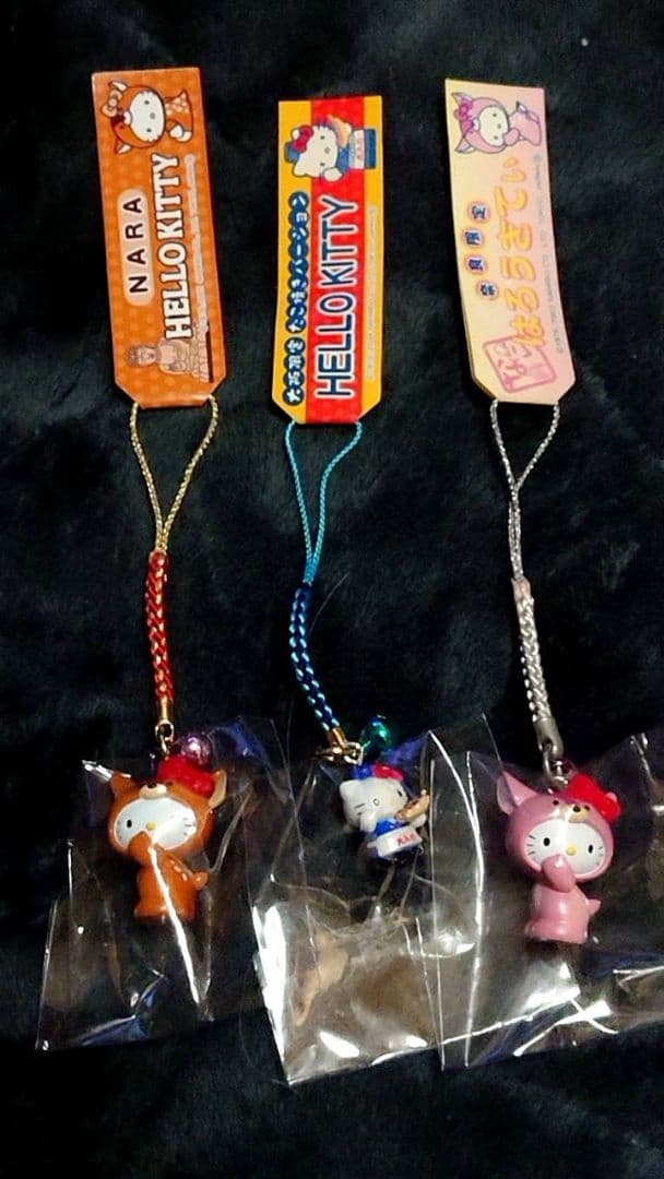 し*ん様 ご当地ハローキティ ストラップ12個セット　G