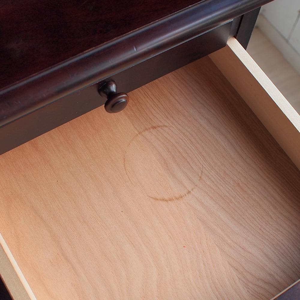 和光 神居民芸 樺材 ガラスキャビネット 食器棚 カップボード ZR24008