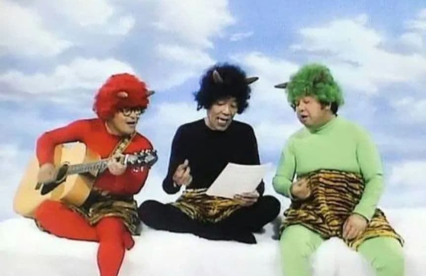 ザ・ドリフターズ展　限定品　雷様　ぬいぐるみ　3体セット