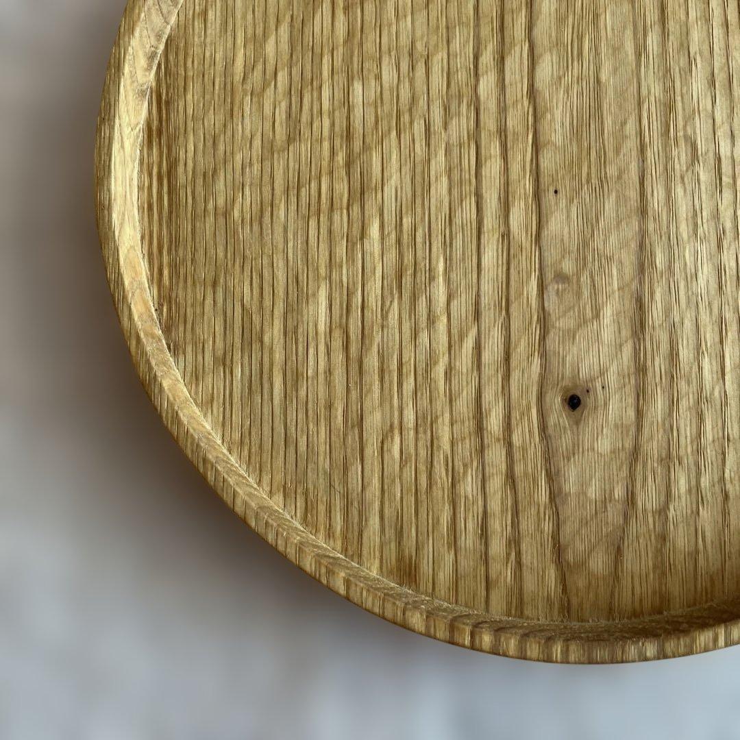 村上圭一　栗　お盆　24cm