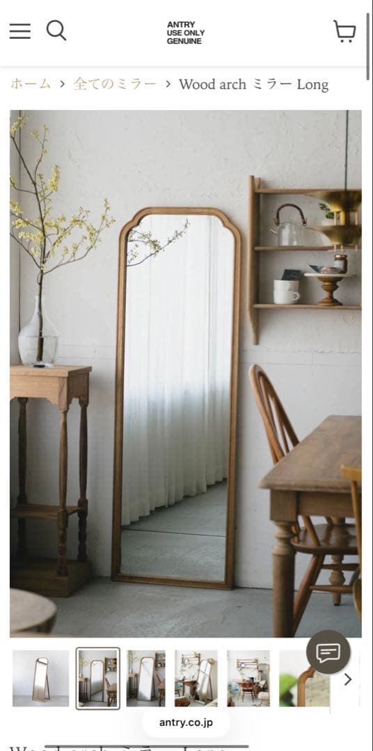 【３月中のみ出品】ANTRY 全身鏡