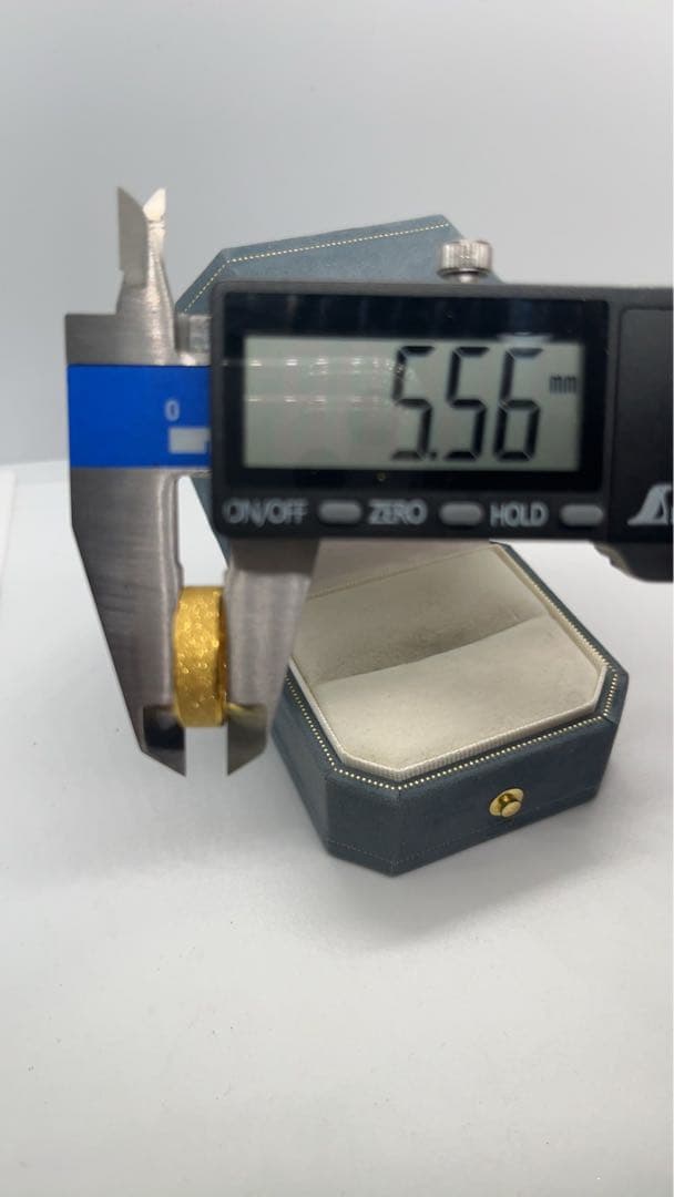K24 純金 平打ちグロスリング 6.9g指輪 リング 刻印あり ハンドメイド