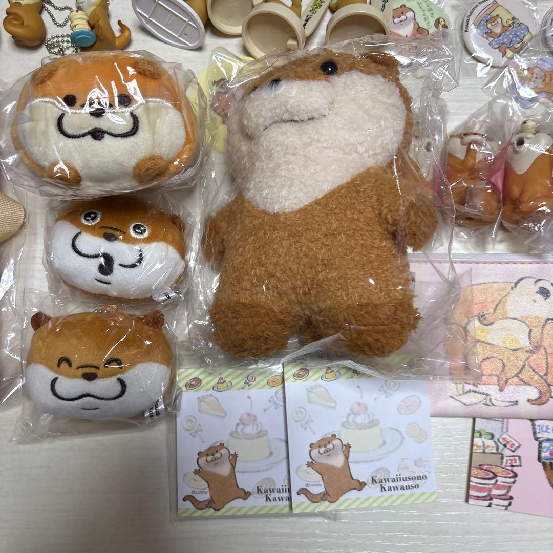 可愛い嘘のカワウソ ポーチ バッグ 非売品 トラベル バッジ 原画展 まとめ売り