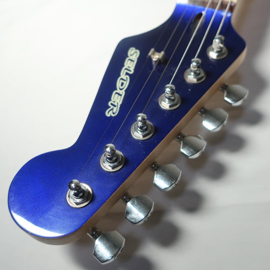 美品 SELDER ストラトキャスタータイプ エレキギター ブルー