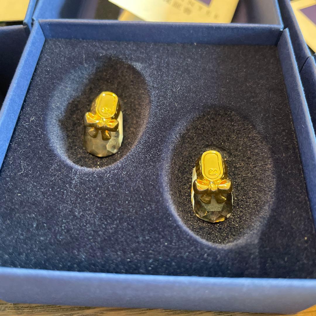 スワロフスキー　ベビーカー　靴　ロッキングホース　人形　4点