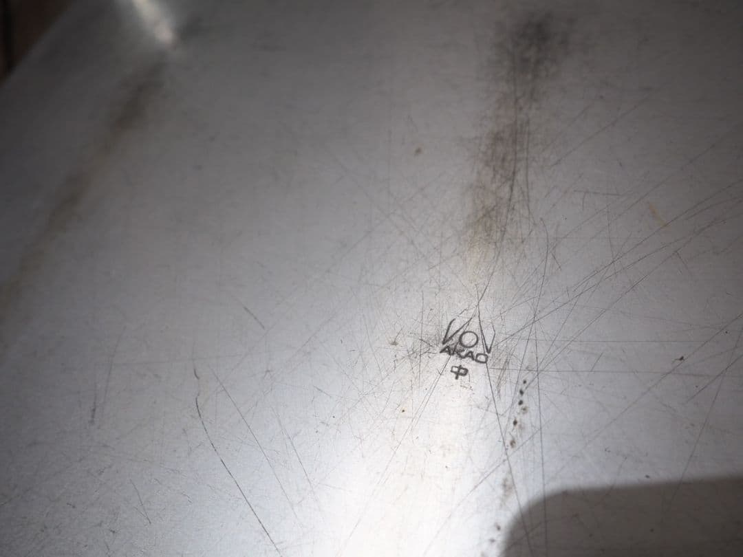 1206 ②2個セット　蓋付　レトロなアルミケース　バット　収納箱　ビンテージ