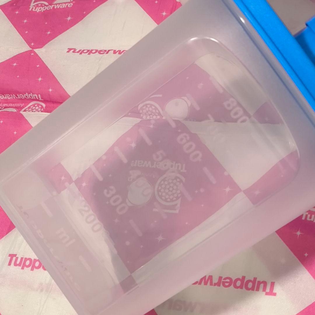 タッパーウェア スクエア Ｓライン 1L（２個）タレやドレッシング作りにも