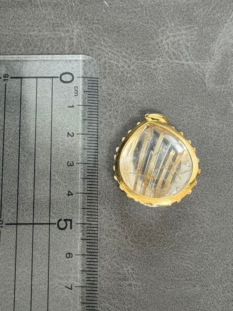 タイチンルチル k18 ペンダントトップ