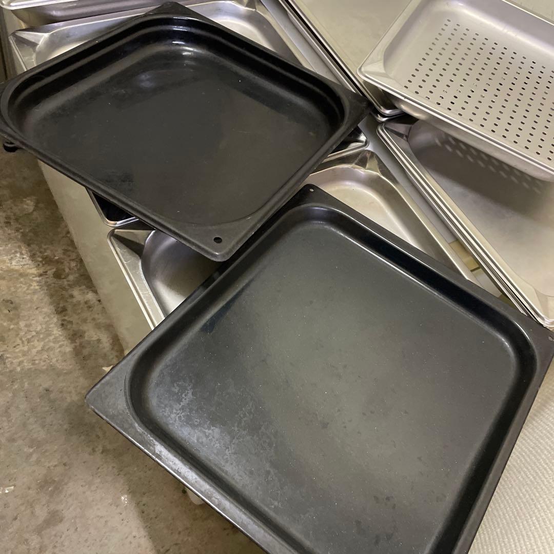 コンベクションオーブン用ホテルパン各種16個+蓋13枚