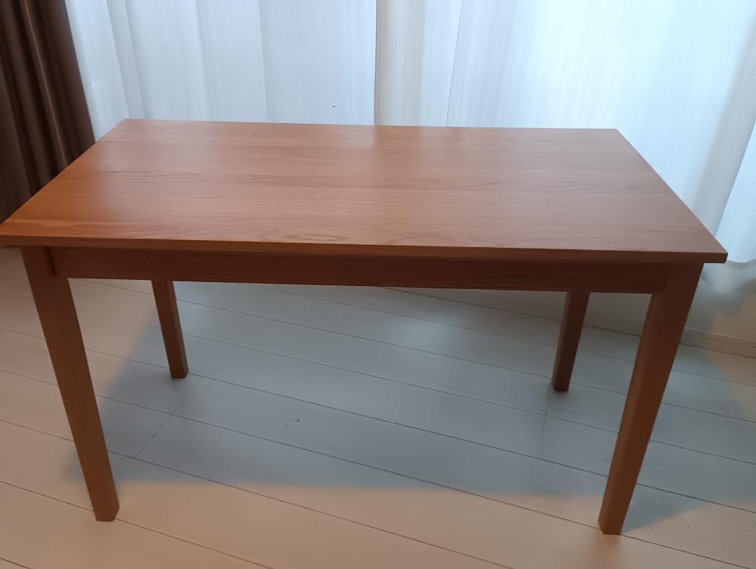 【値下げ】直接引き取りのみ　無印良品 無垢材 木製デスク オーク材 事務学習机