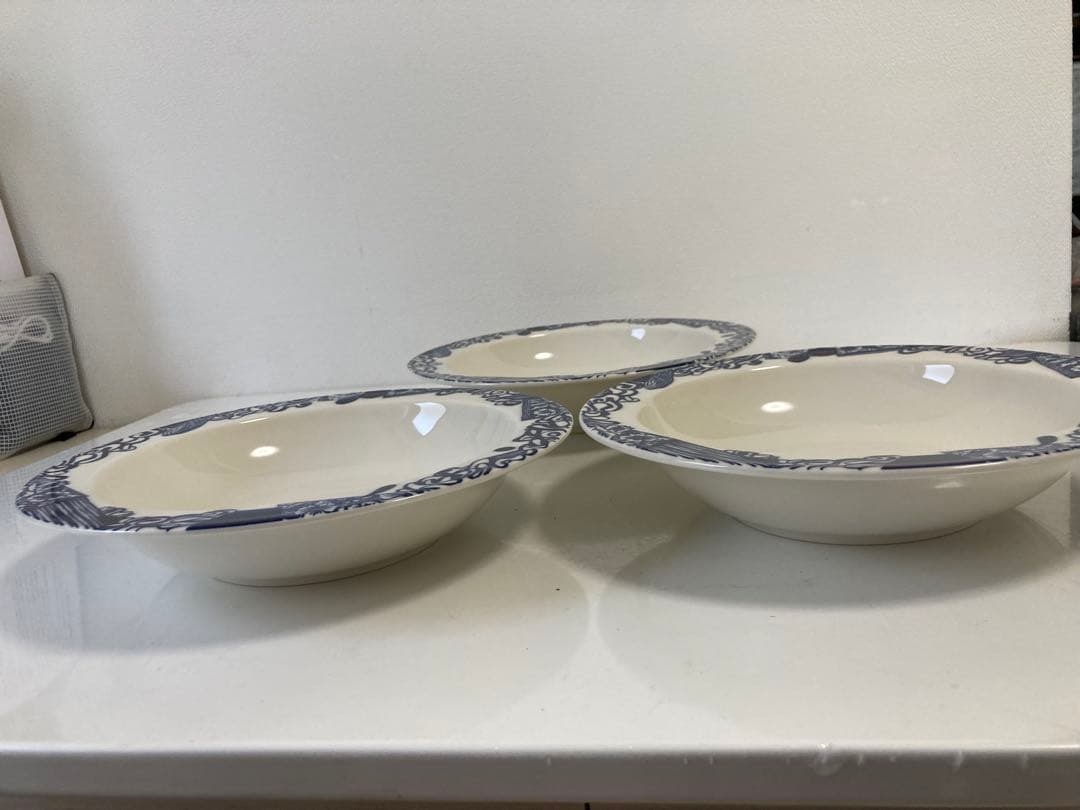 新品　ARABIA アラビア　Piennar ピエンナル　スープ皿　22㎝　3枚