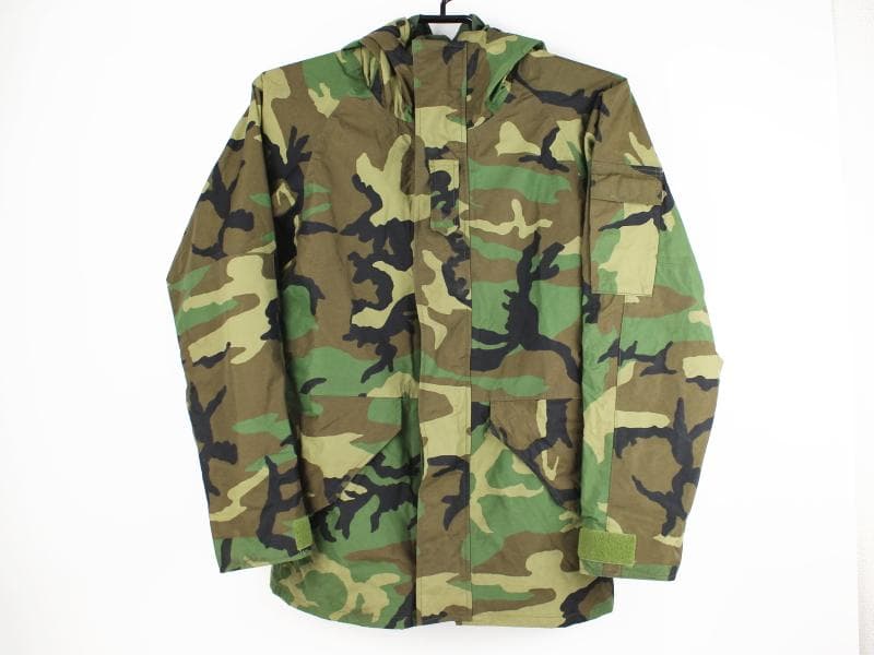 S/R【ECWCS ゴアテックス パーカー ウッドランド】スモールレギュラー