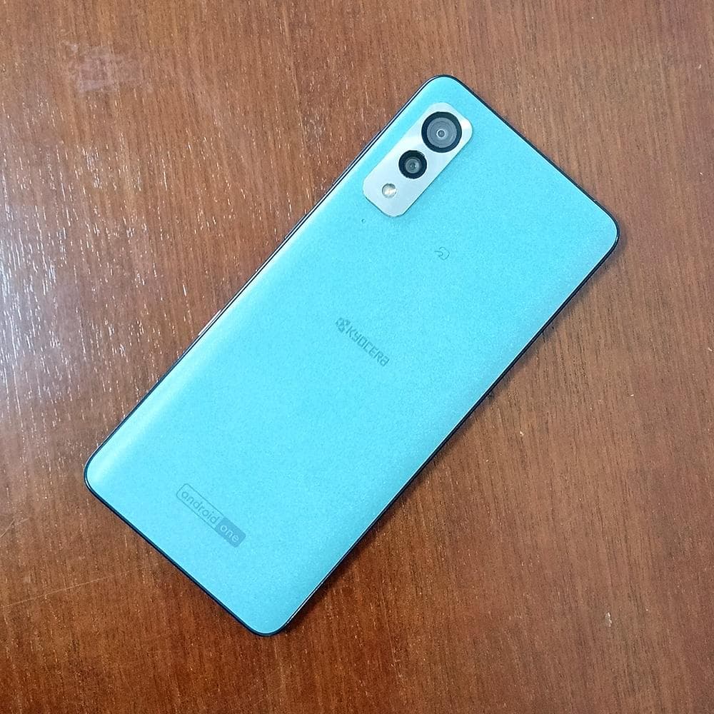 【SIMフリースマホ本体　android one S8 KC 64GB ブルー】