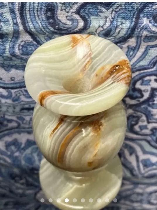 金運爆上げ　牡鹿半島産大理石　一輪挿