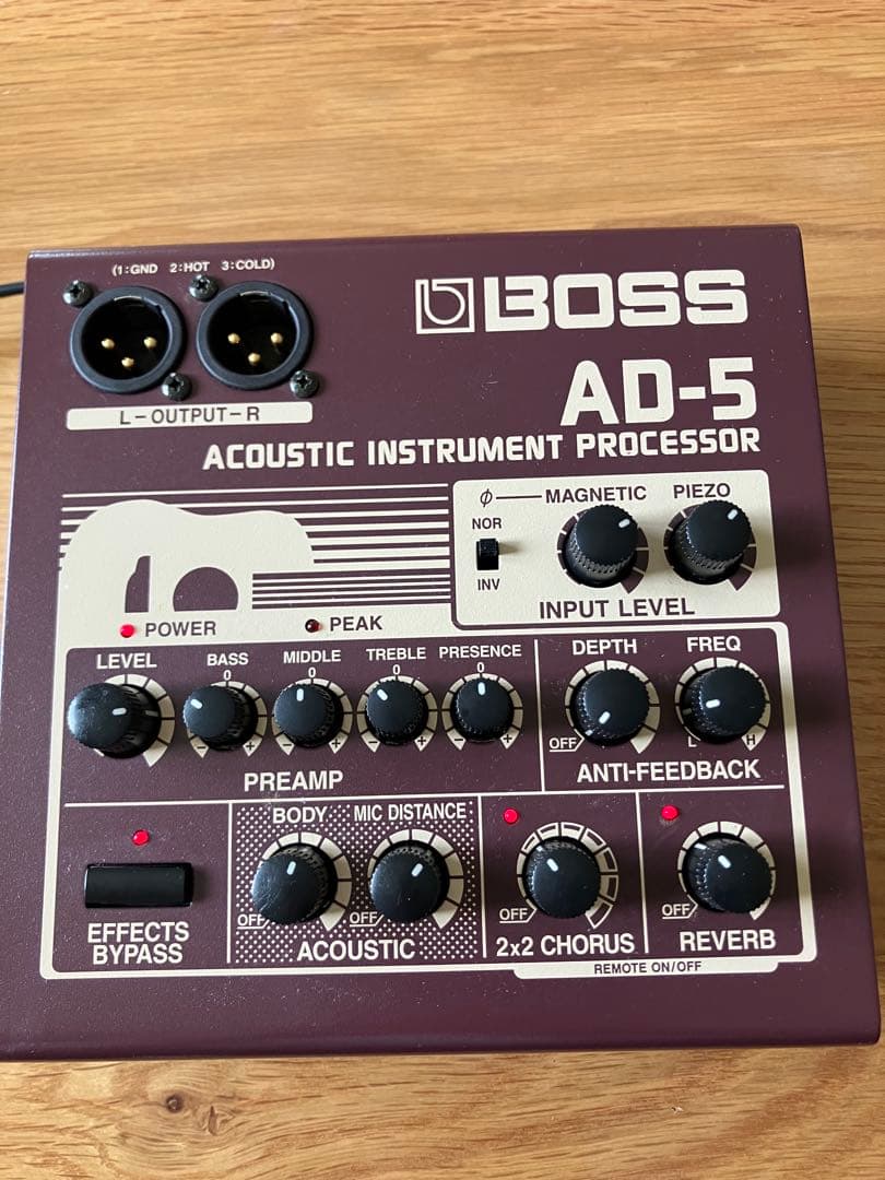 BOSS AD-5 アコースティックインストゥルメントプロセッサー動作確認済