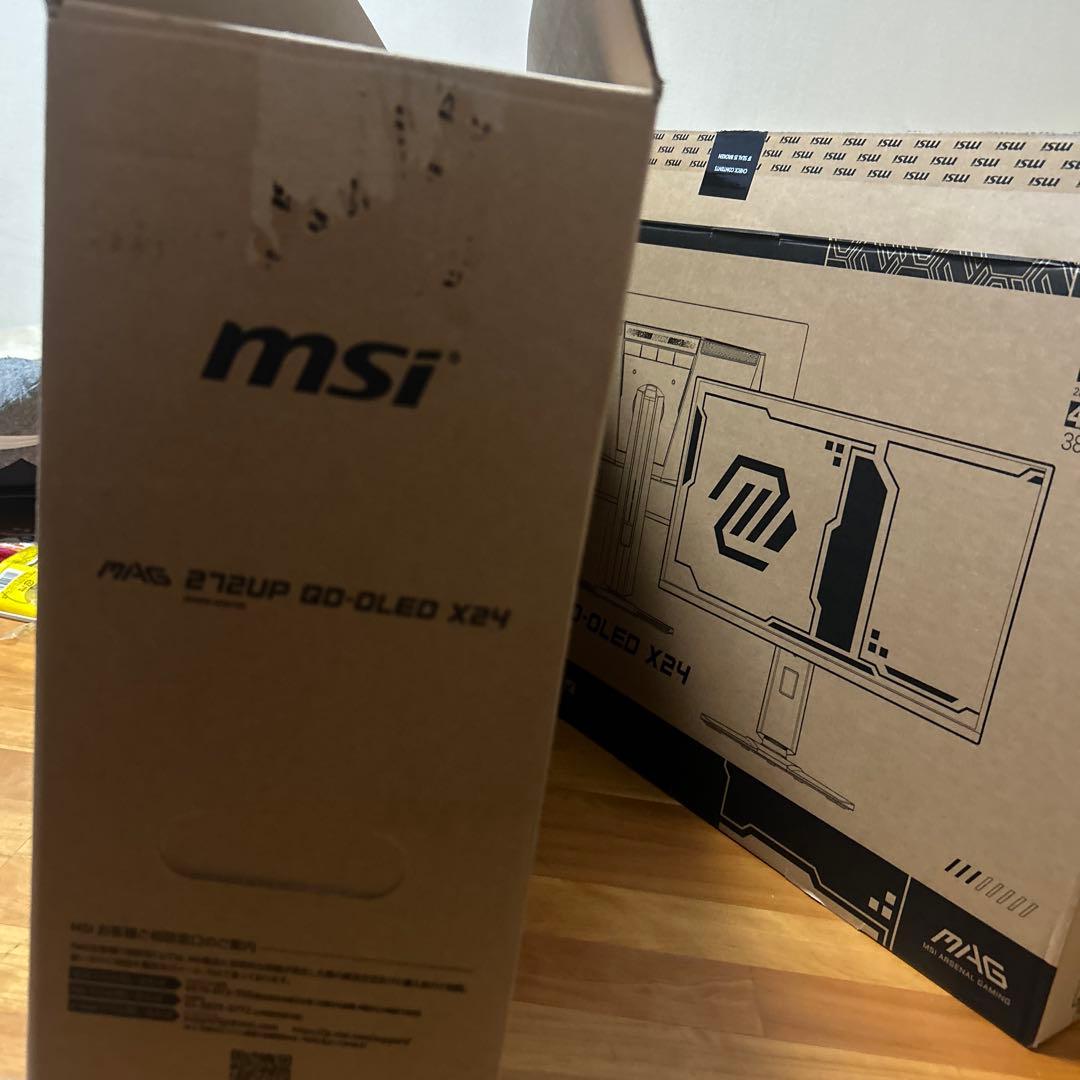 MSI QD-有機EL ゲーミングモニター 26.5インチ4Kゲーミングモニター
