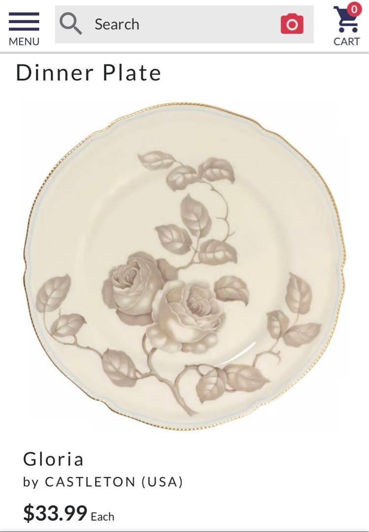 CASTLETON GLORIA ビンテージ バラ柄 陶磁器 食器セット 20点