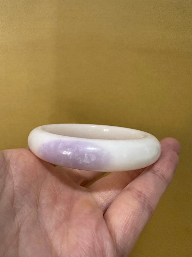 スギライト紫白バングル