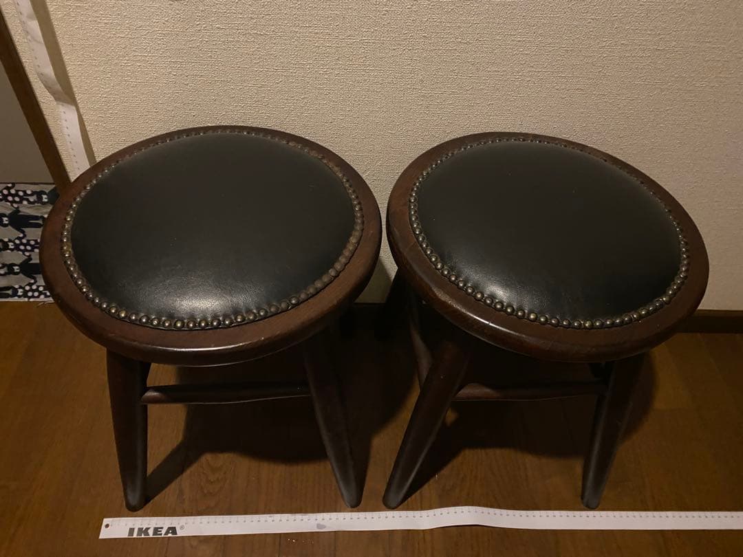 丸椅子ビス打ちスツール 2脚セット秋葉原直接渡し