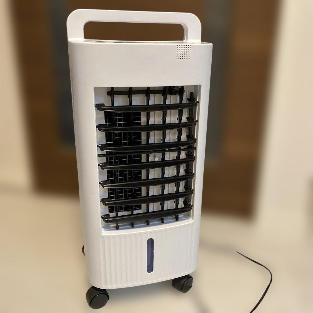 ホワイト冷風機 タッチパネル式　新品フィルター付き