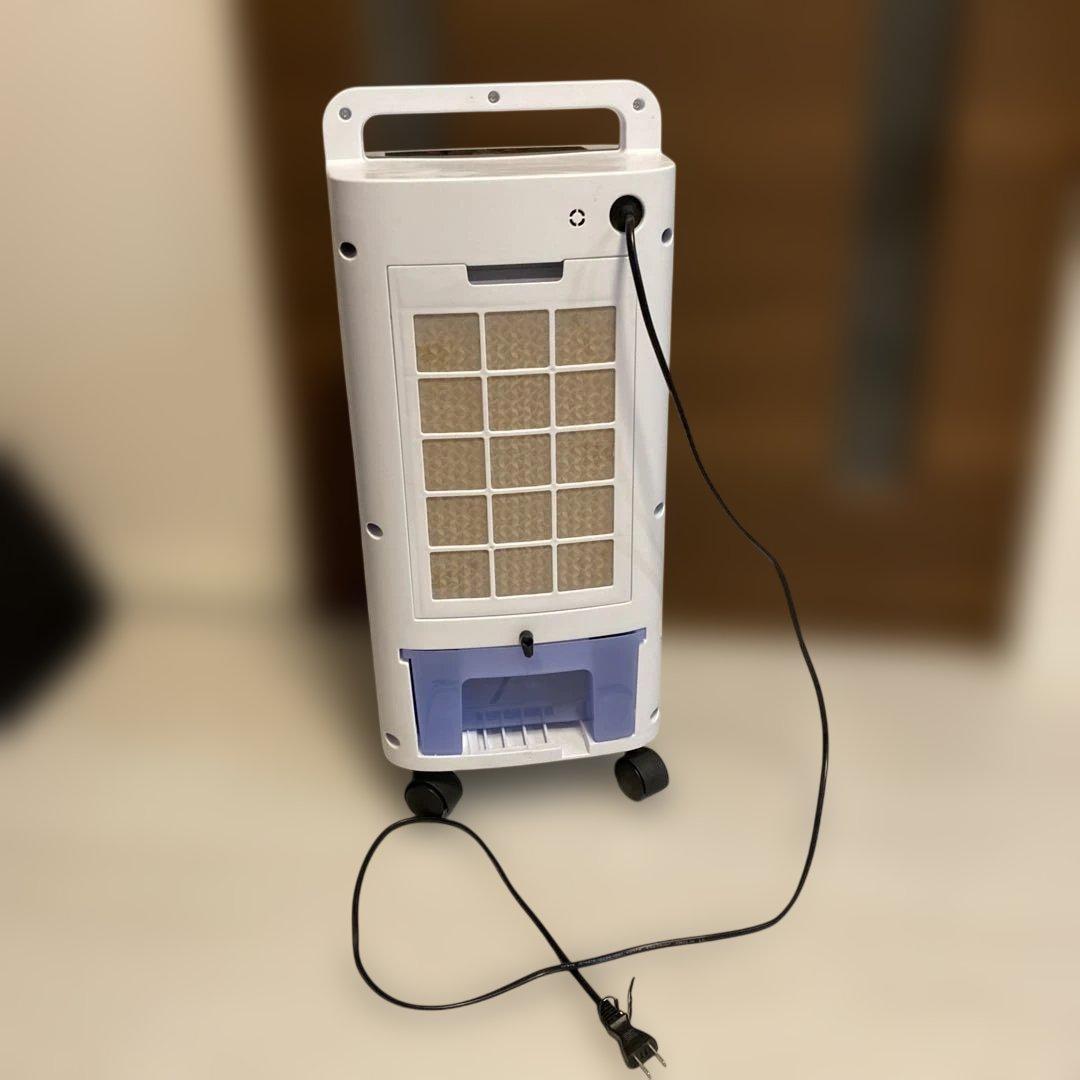 ホワイト冷風機 タッチパネル式　新品フィルター付き