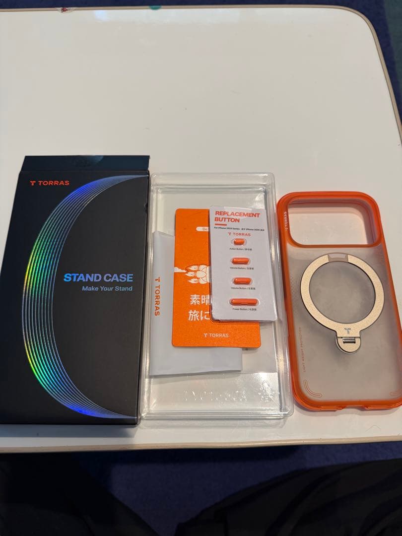 TORRAS iPhone17pro Ostand Q3 Air 暁 中古美品