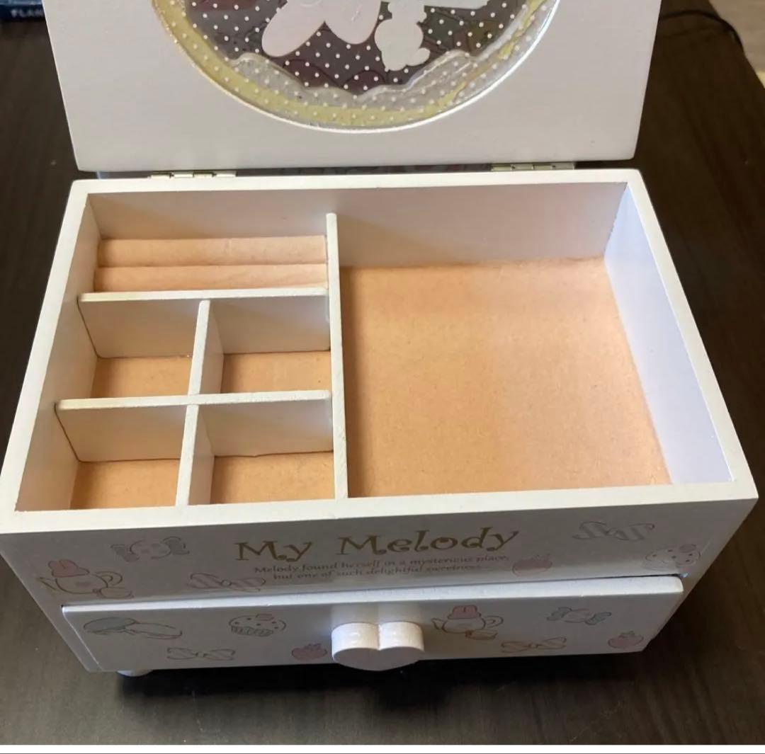 マイメロディ　木製収納　アクセサリーボックス