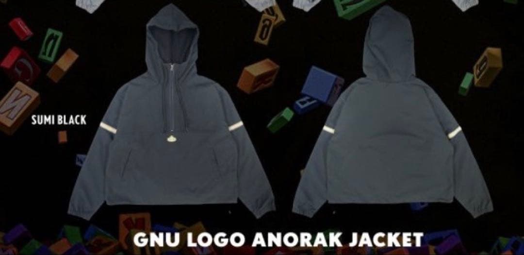 King Gnu★ヌーロゴアノラックジャケット★スミクロ★Mサイズ★未開封