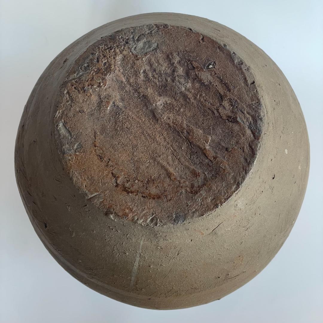 古備前 江戸 焼締 種壺 自然釉 時代 骨董 花器 古壺 種つぼ 古陶 壺 甕