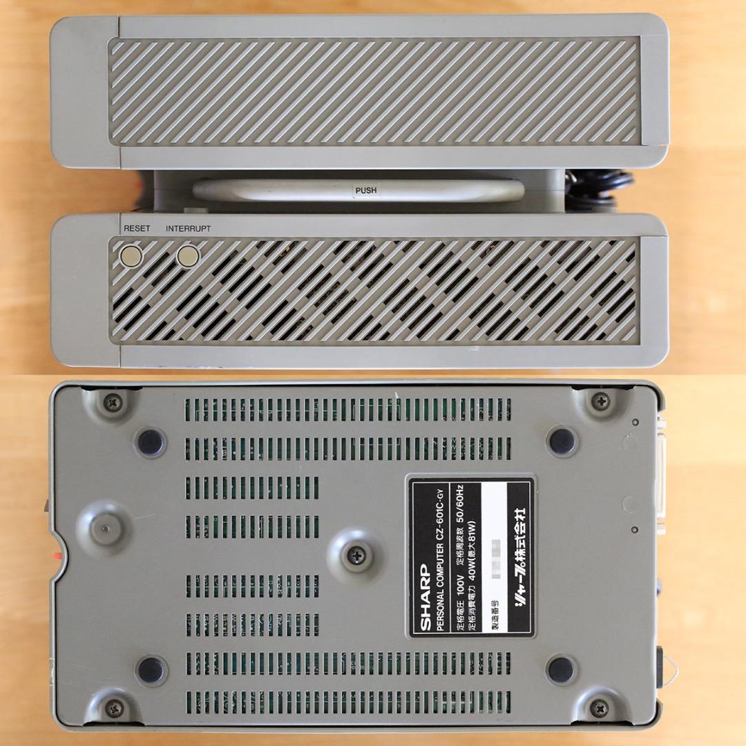 美品 SHARP X68000 ACE CZ-601C-GY オーバーホール済