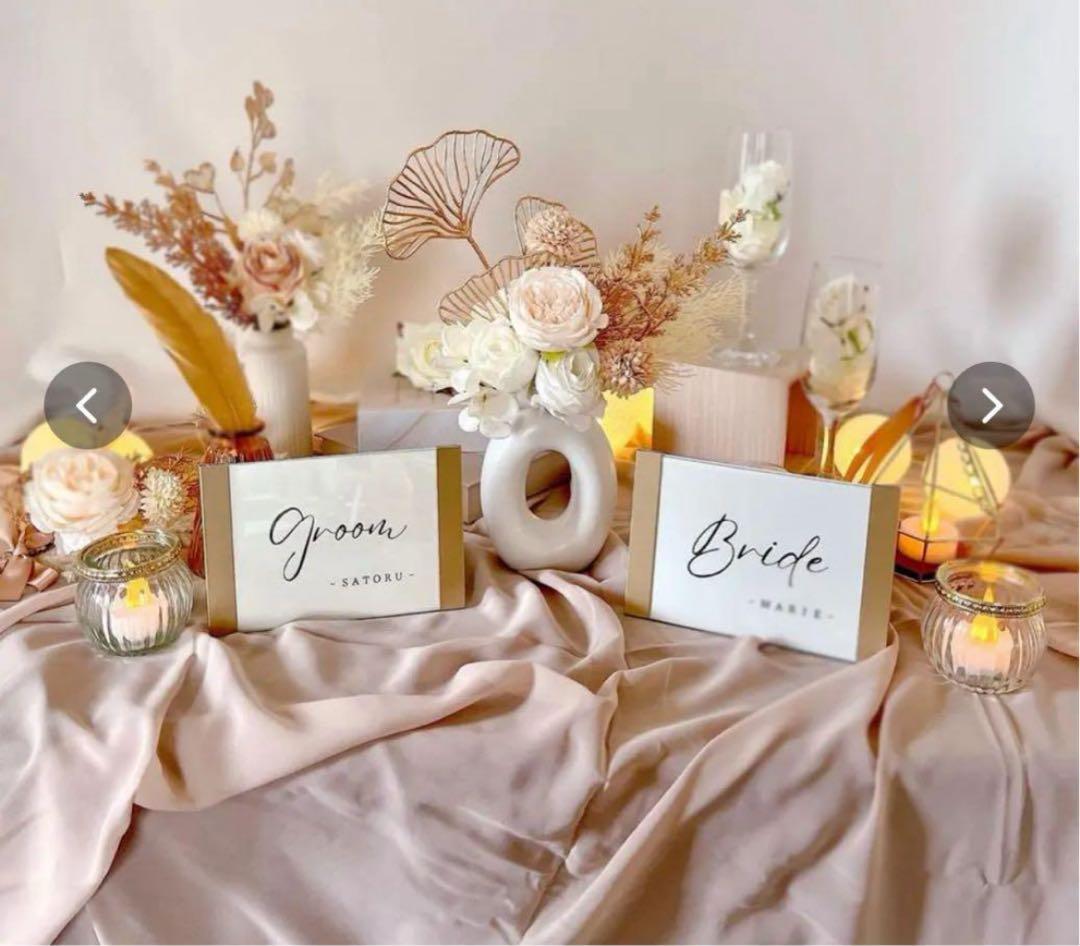 ウェディングウェルカムスペース　装飾品セット