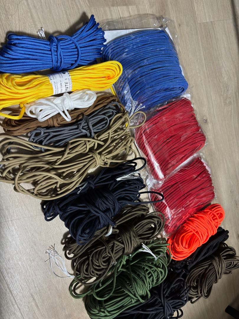 【大量！まとめ売り】パラコード ハンドメイド/キャンプ