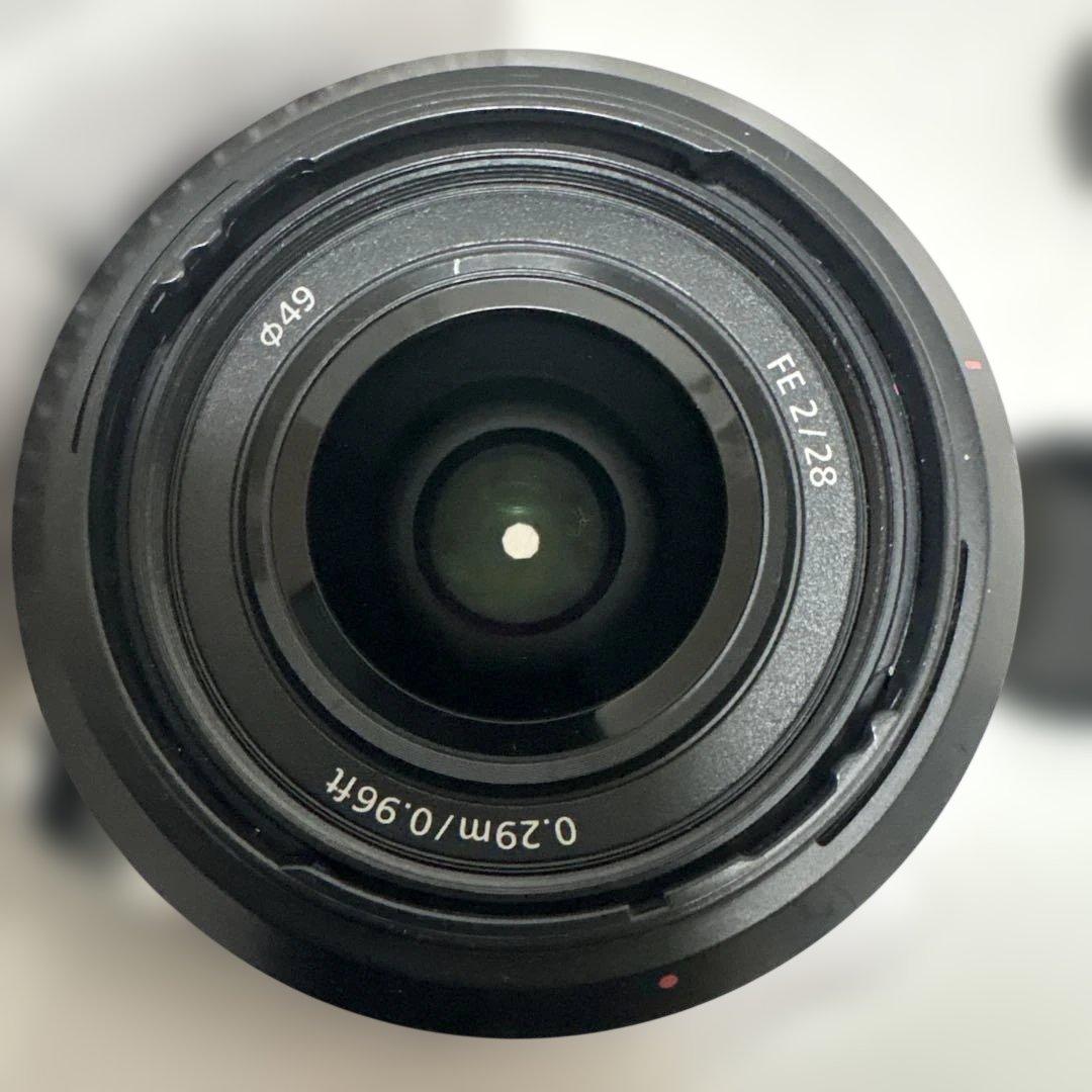 SONY α7II レンズ FE 28mm F2 充電機 バッテリー×2 セット