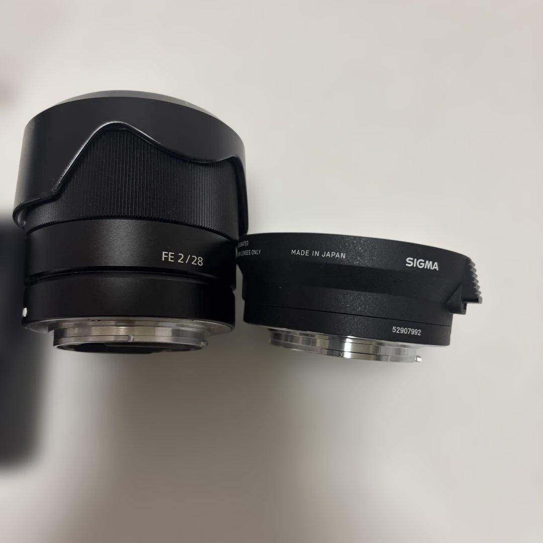 SONY α7II レンズ FE 28mm F2 充電機 バッテリー×2 セット