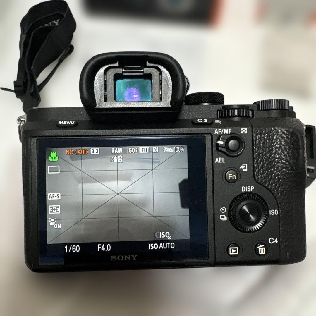 SONY α7II レンズ FE 28mm F2 充電機 バッテリー×2 セット