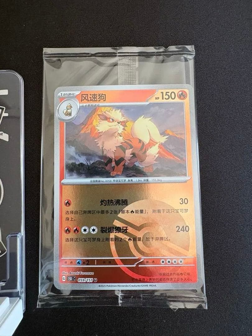ポケモンカードゲーム フィギュアコレクション ウィンディ　中国語版