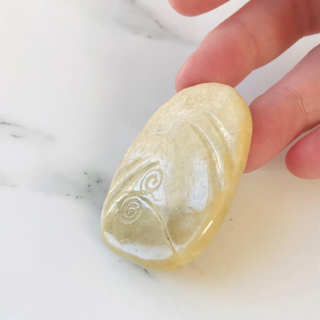 [P300-002］翡翠　ペンダントトップ　天然石　ミャンマー産